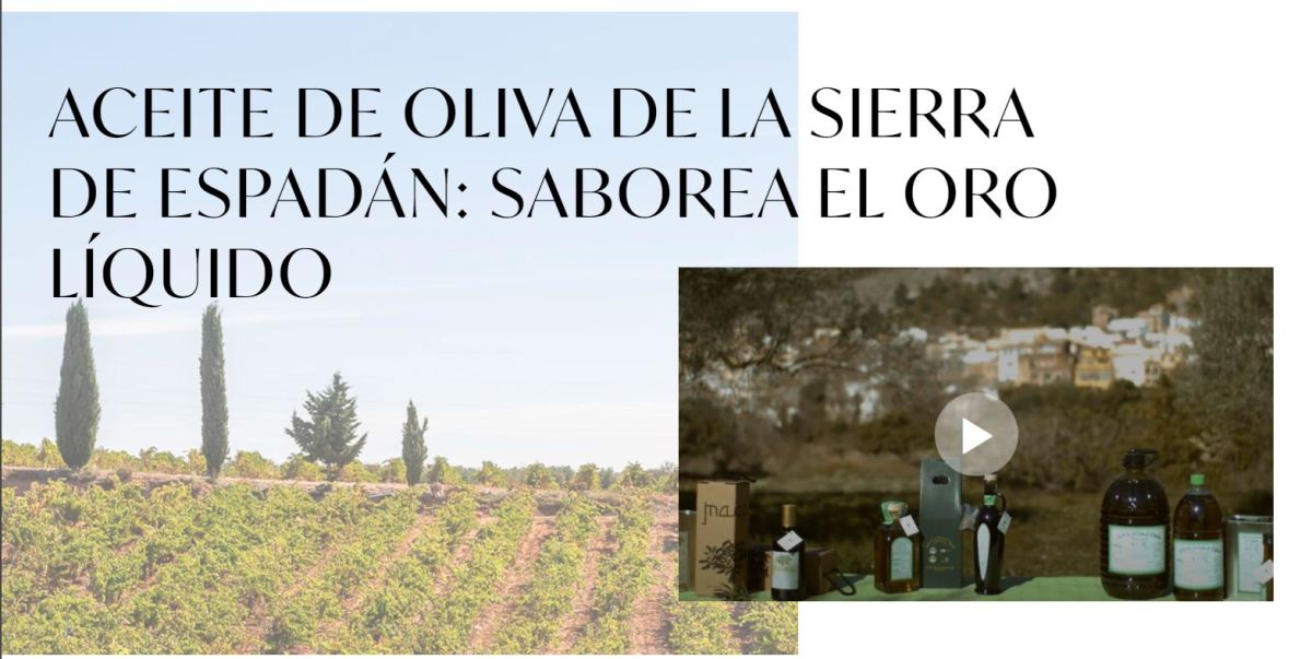 Saborea el oro líquido de&nbsp;Espadán